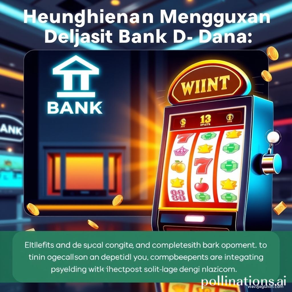 Keuntungan Menggunakan Slot Deposit Bank Dana